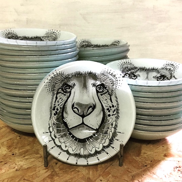 Cheetah Bowls
